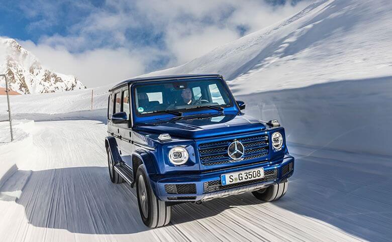 Mercedes-Benz G 350 d: Winterfest ins neue Jahr starten