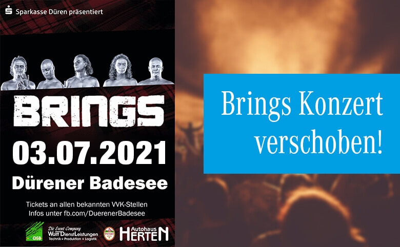 Sponsoring: Brings Konzert am Badesee auf 03.07.2021 verschoben