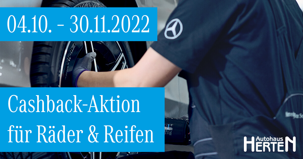 Räder & Reifen Cashback-Aktion 2022