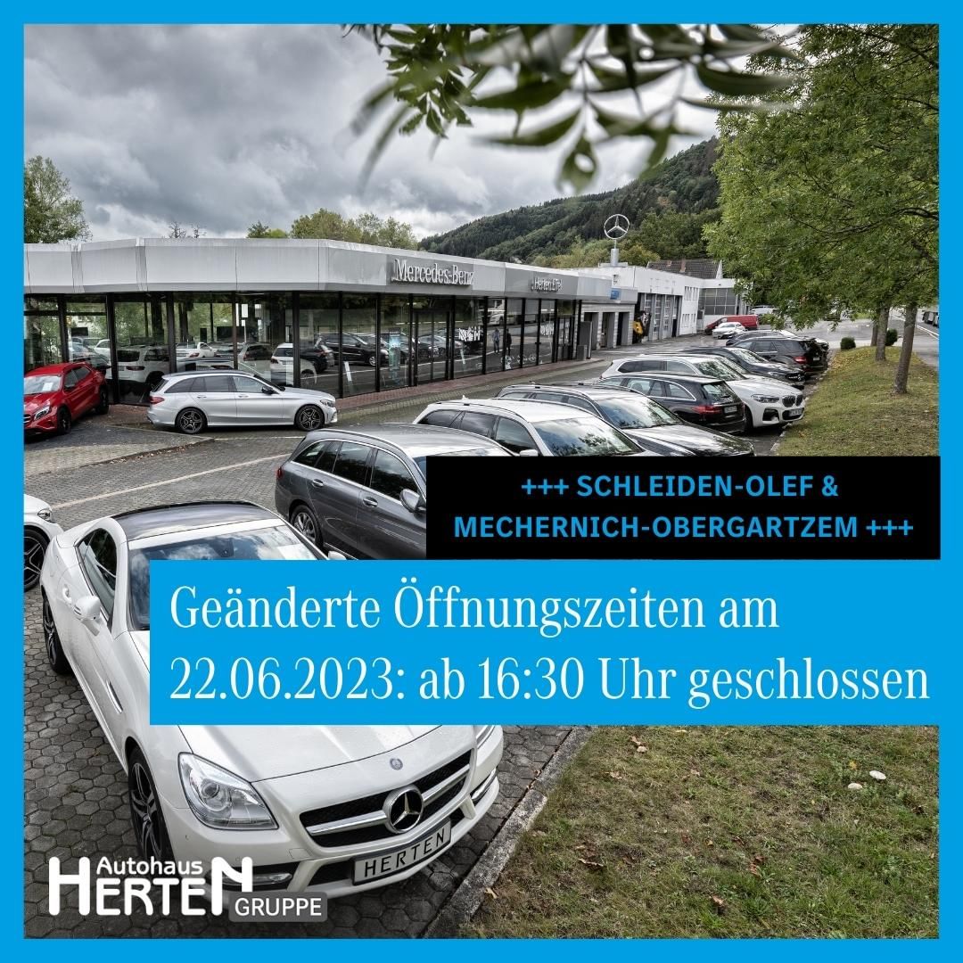 +++ Öffnungszeiten-UPDATE +++

Am 22.06.2023 sind unsere Standorte in der Eifel in Schleiden-Olef un…