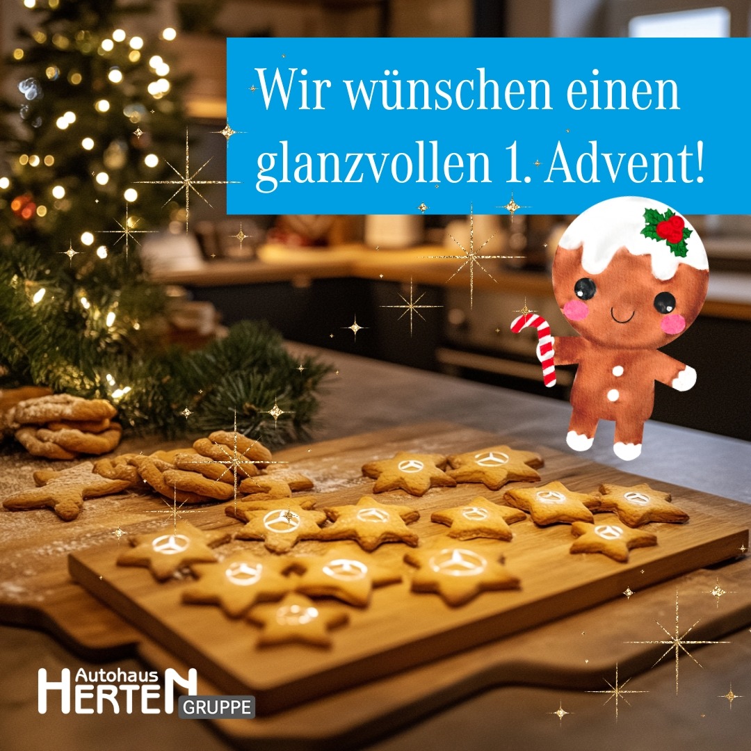 Wir wünschen euch einen fröhlichen ersten Advent! Heute brennt nicht nur die erste Kerze, sondern w...